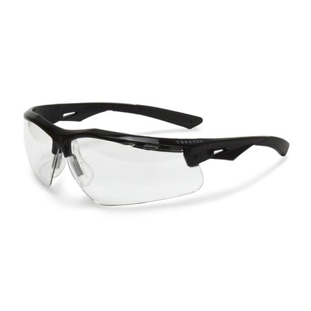 RADIANS Glasses Thraxus Safety Glass-Blk/Clr IQ AF TXC1-13ID